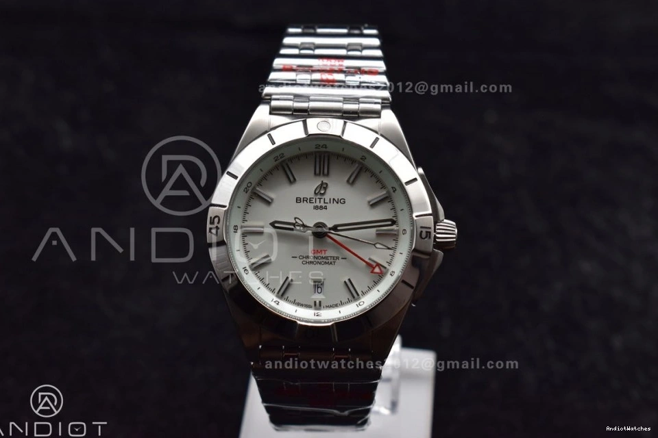 White Bracelet BLS Factory 1:1 Breitling GMT On 532 SS Best Chronomat 40mm A Edition HighPerformance Automatic Dial 1002